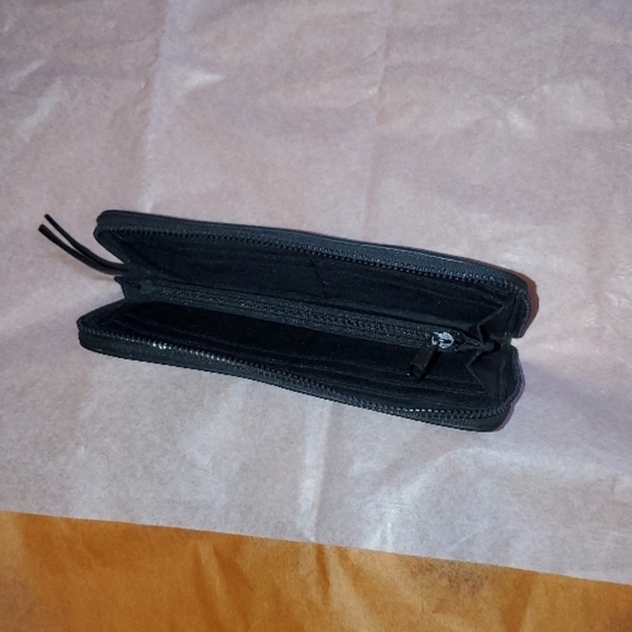 SAM EDELMAN SOPHIA ZIP AROUND WALLET FAUX LEATHE Black - Picture 7 of 7